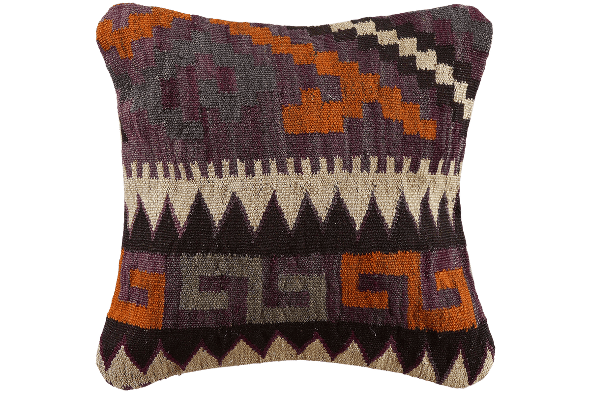 Kelim Cuscino · Fatto a mano – Multicolore, 40x40 cm