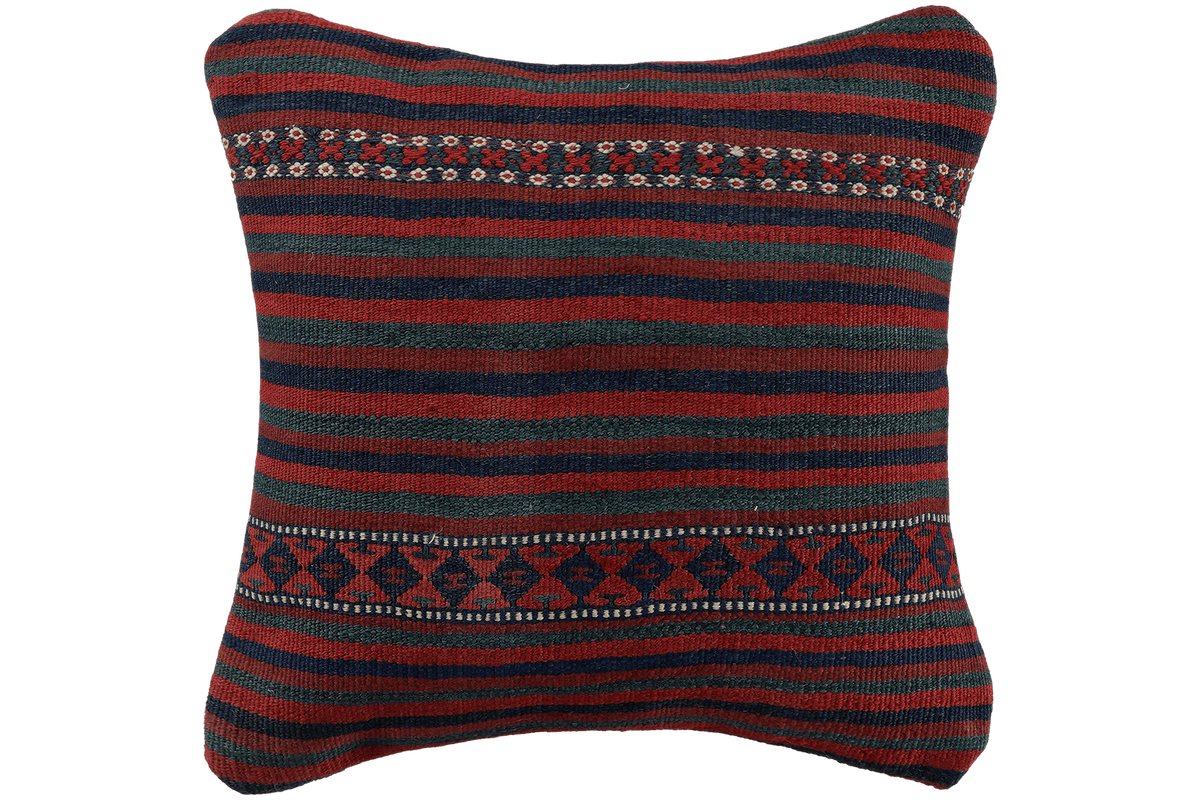 Kelim Cuscino · Fatto a mano – Multicolore, 40x40 cm
