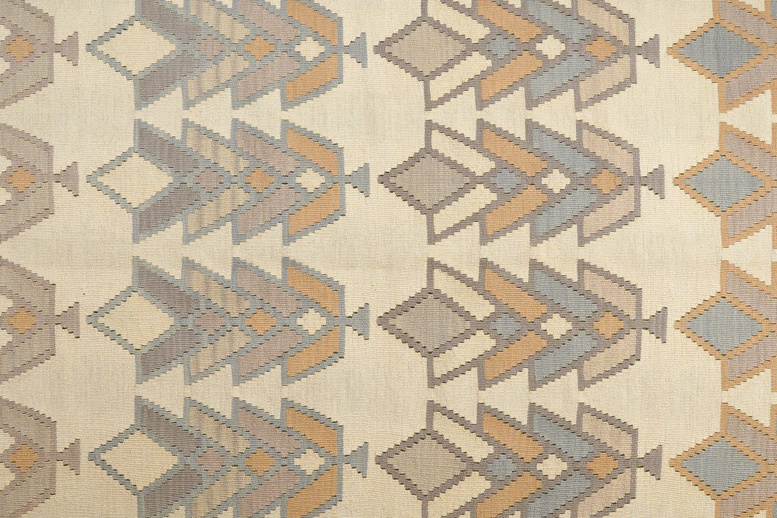 Kelim Gashgai — Handmade, 202x302 cm, Beige, 100% Virgin Wool | View 5