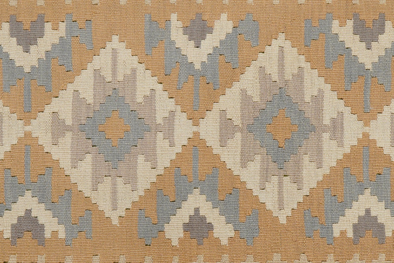 Kelim Gashgai — Handmade, 121x175 cm, Beige, 100% Virgin Wool | View 5