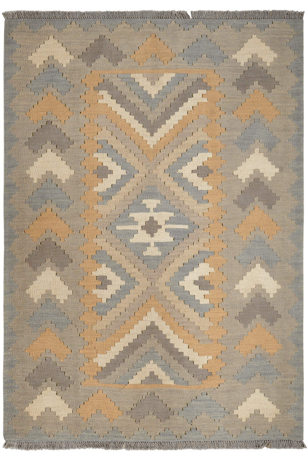 Kelim Gashgai — Handmade, 119x168 cm, Multicolor, 100% Virgin Wool | Main view
