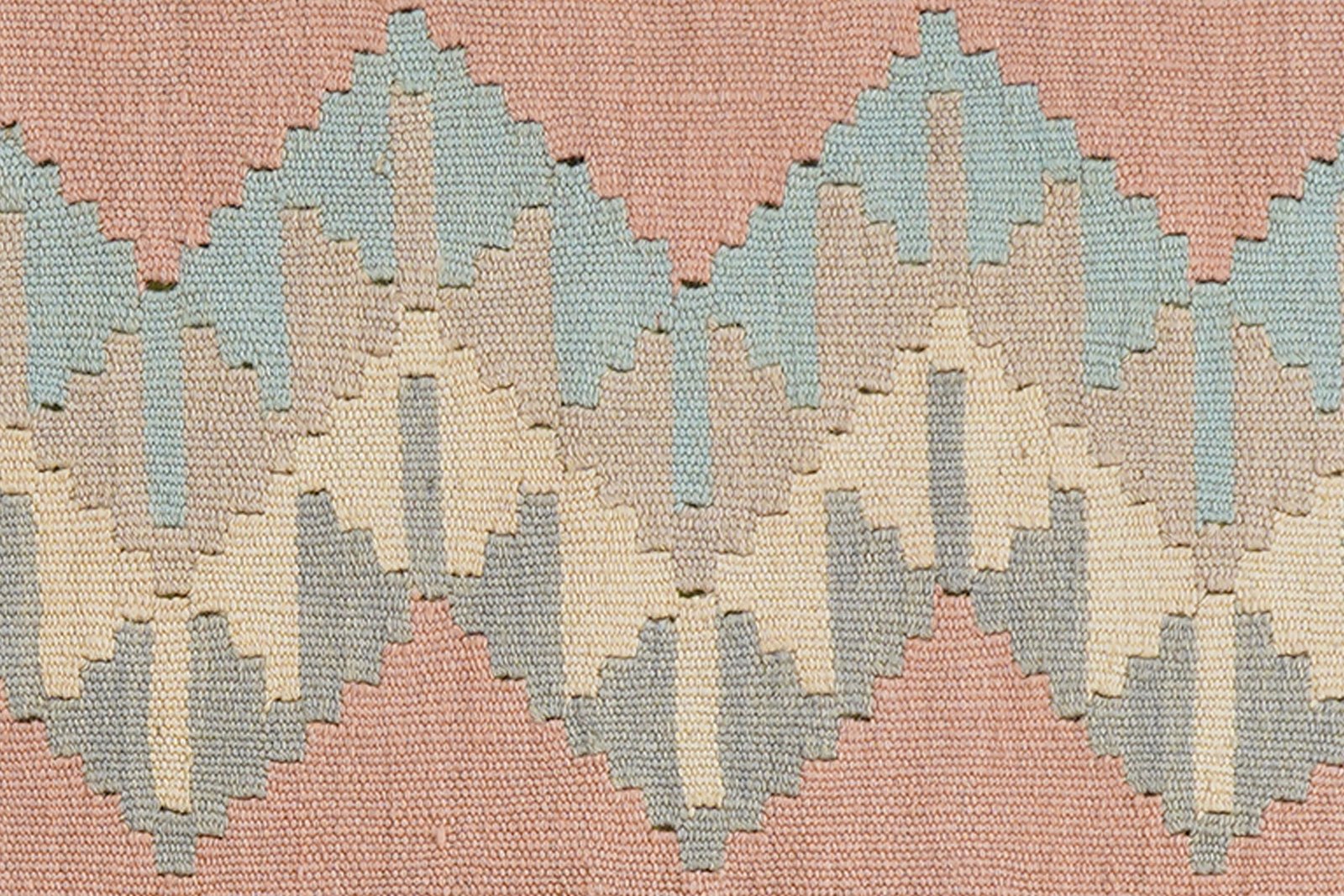 Kelim Gashgai — Handmade, 57x186 cm, Pink, 100% Virgin Wool | View 5