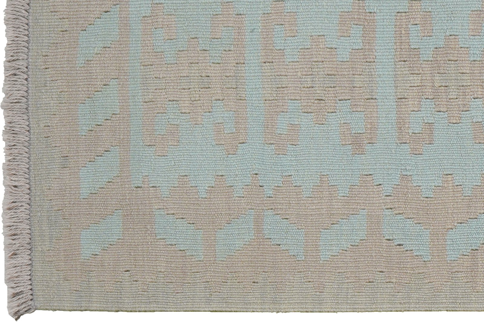 Kelim Gashgai — Handmade, 57x202 cm, Tuerkis, 100% Virgin Wool | View 3