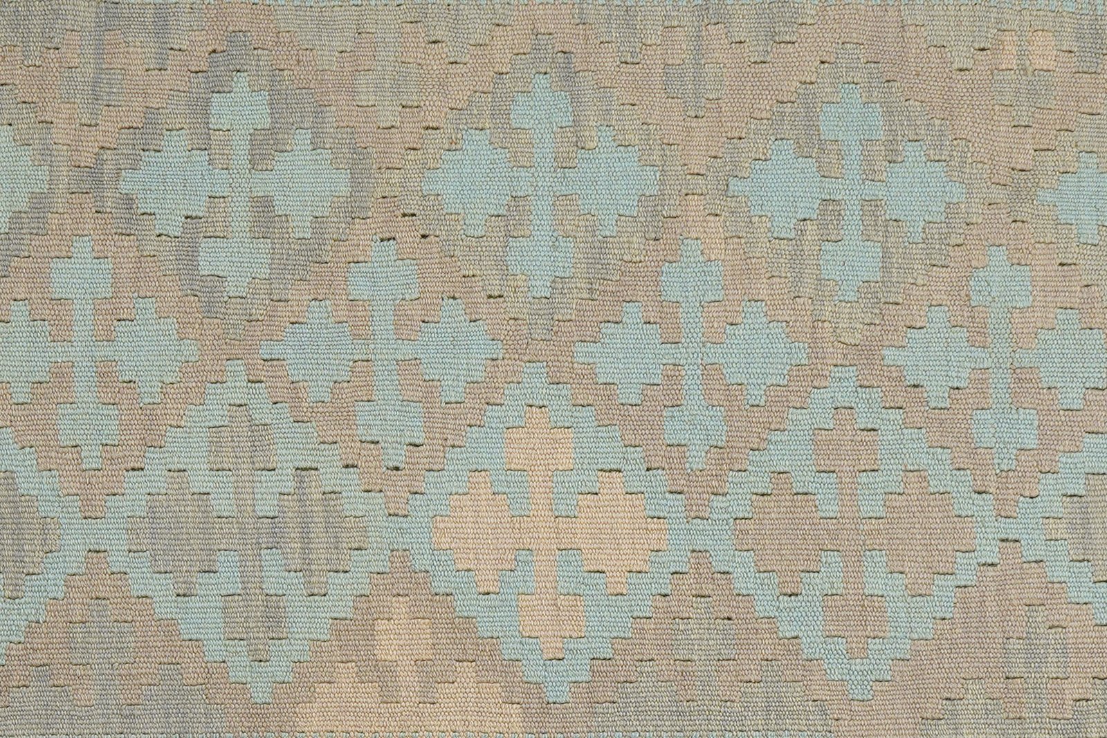 Kelim Gashgai — Handmade, 104x154 cm, Green, 100% Virgin Wool | View 5