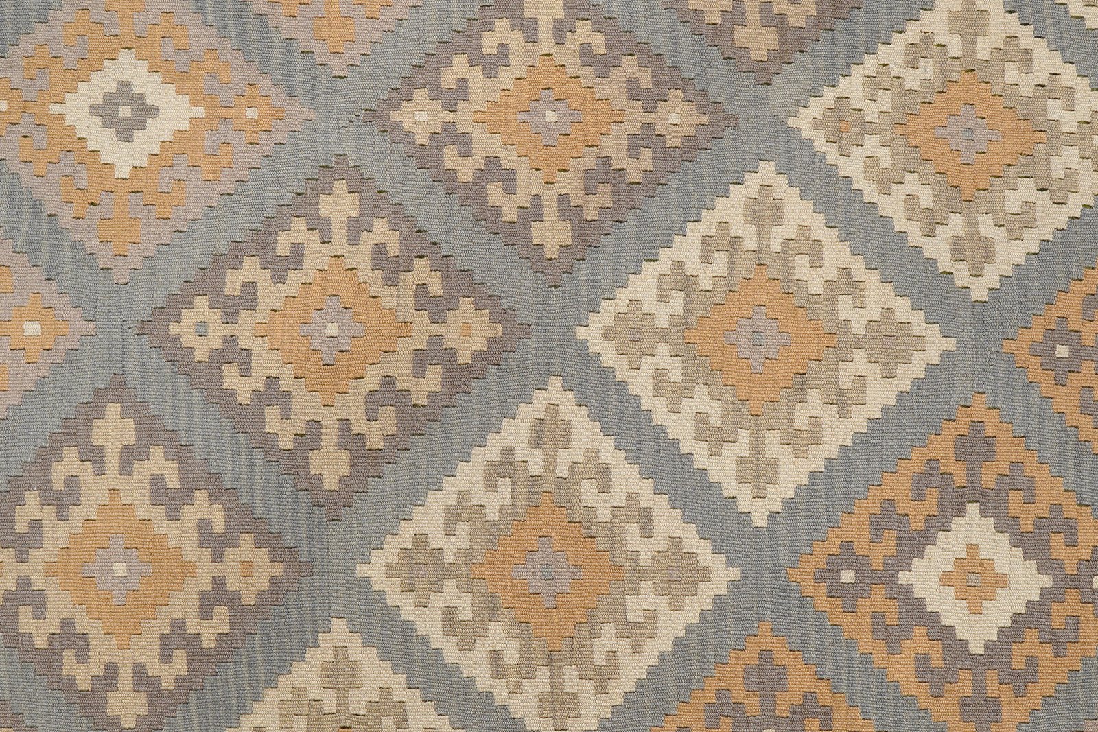 Kelim Gashgai — Handmade, 182x251 cm, Grey, 100% Virgin Wool | View 5