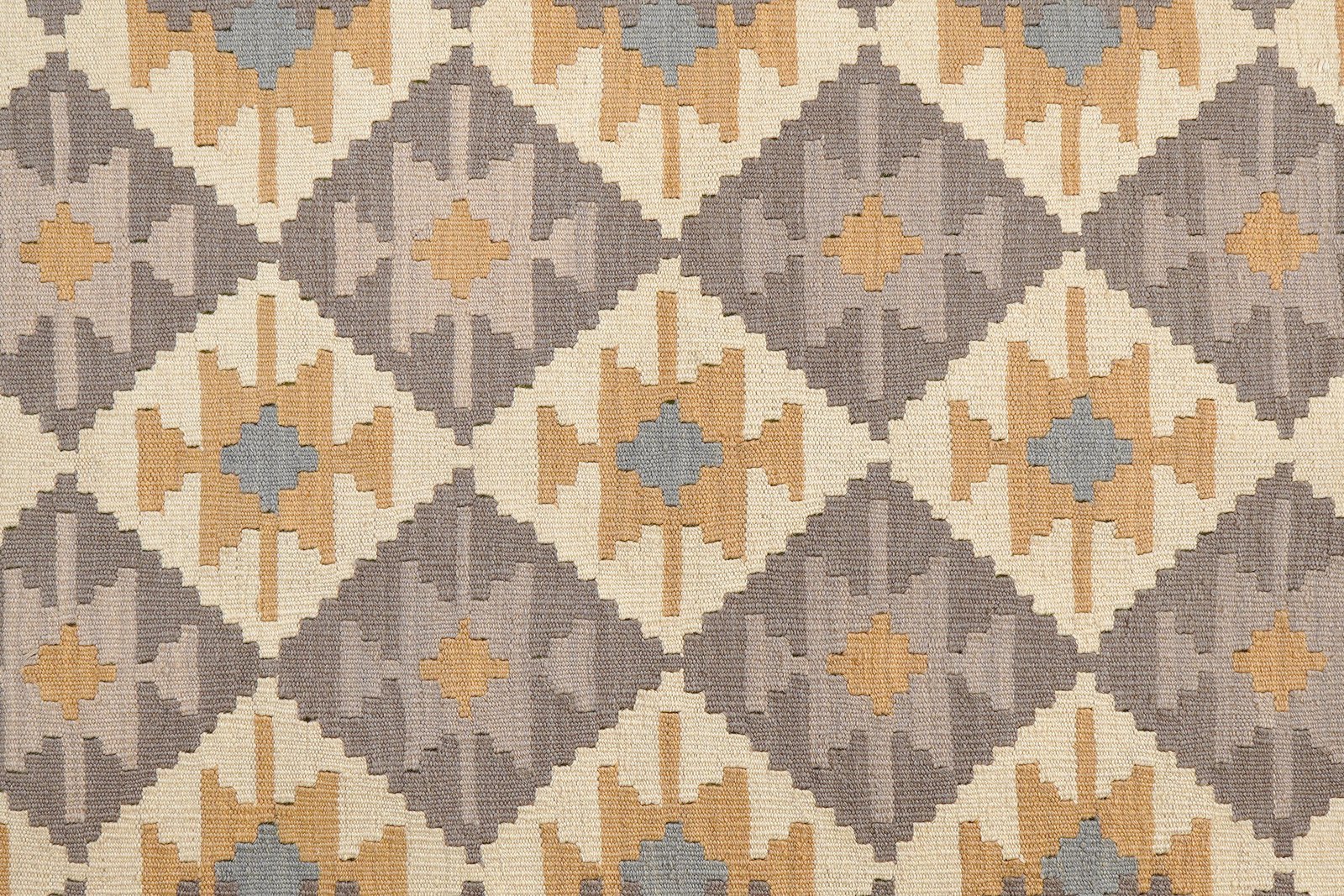 Kelim Gashgai — Handmade, 170x239 cm, Grey, 100% Virgin Wool | View 5