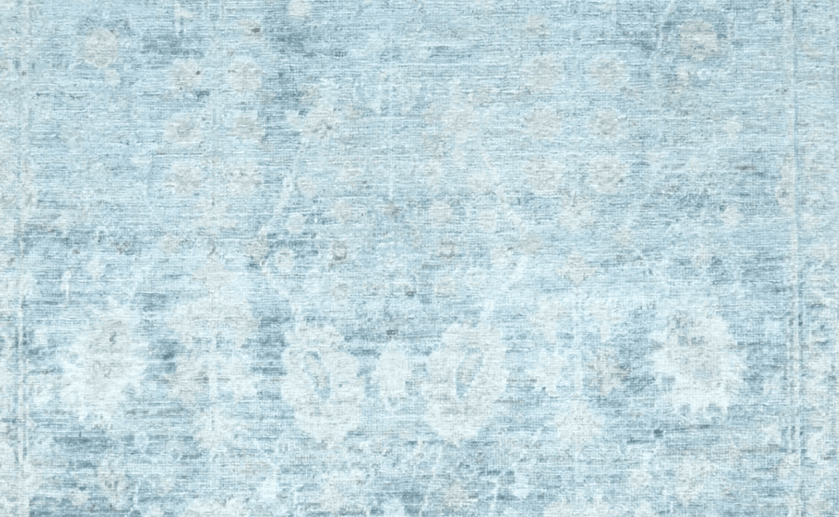 Shahi — Handmade, 122x180 cm, Blue, 100% Cotton | View 4