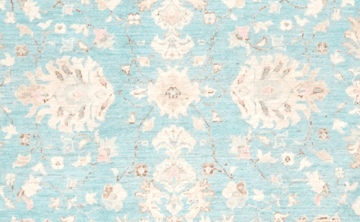 Shahi — Handmade, 124x187 cm, Blue, 100% Cotton | View 4