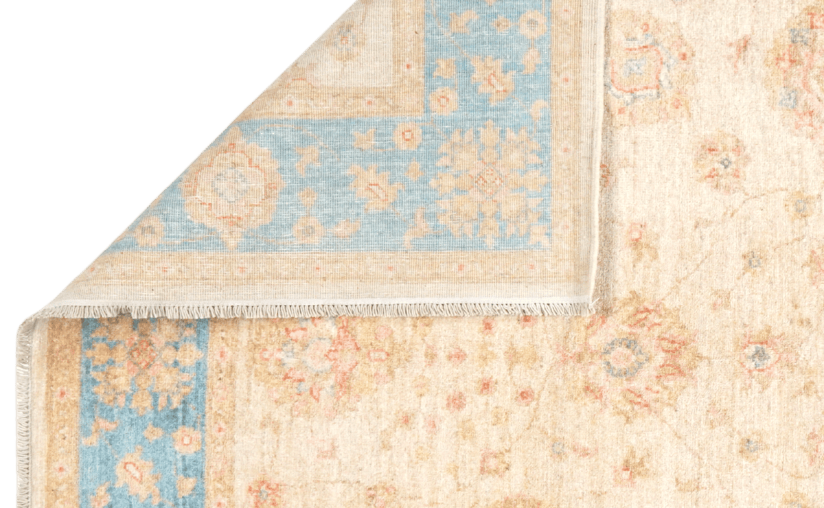 Kaizar — Handmade, 154x200 cm, Beige, 100% Cotton | View 5