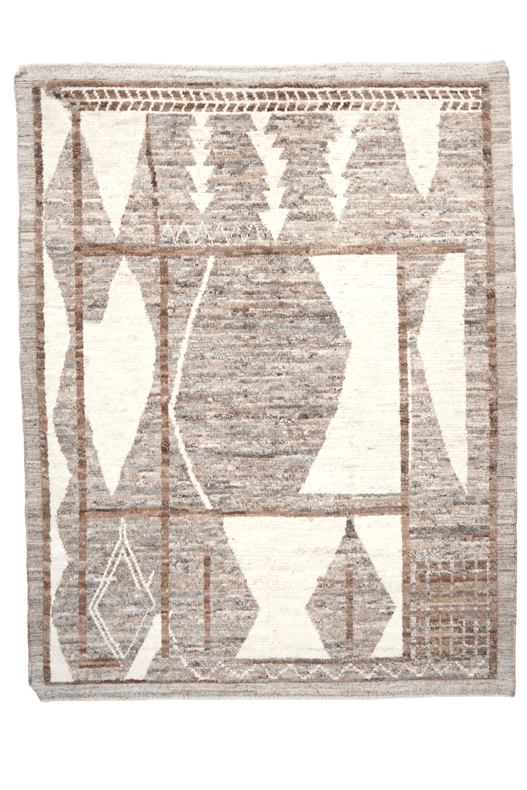Berber — Handmade, 144x190 cm, Multicolor, 100% Cotton | Main view