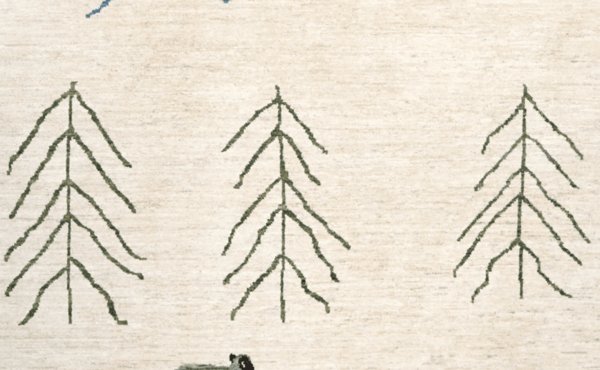 Berber — Handmade, 203x295 cm, Beige, 100% Cotton | View 4