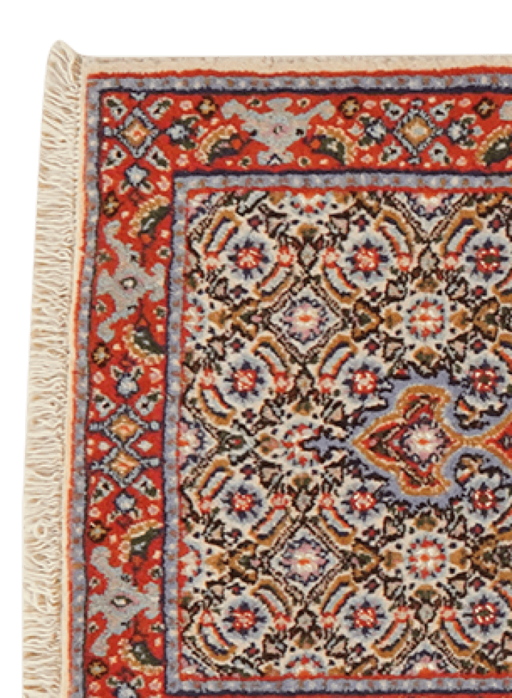 Moud Mahi — Hand-knotted, 50x192 cm, Beige, 100% Virgin Wool | View 3