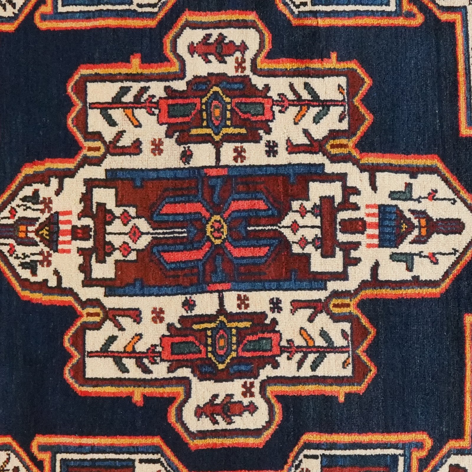 Aghbolagh — Hand-knotted, 131x206 cm, Blue, 100% Virgin Wool | View 6