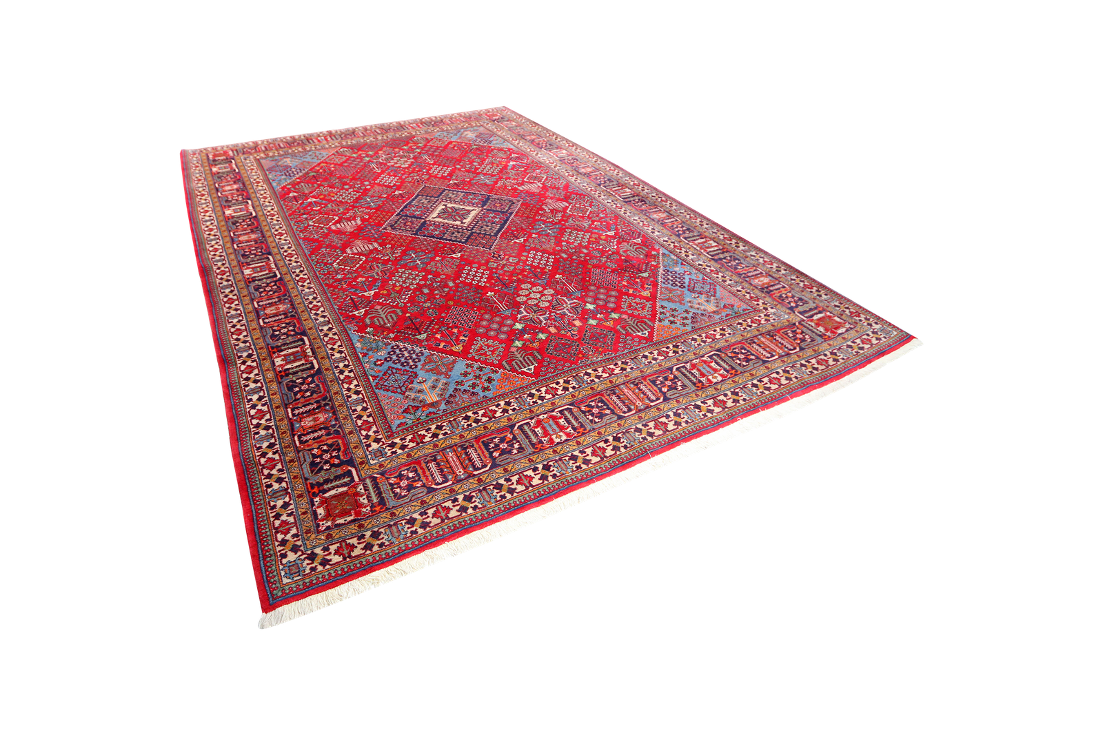 Khosrowabad — Hand-knotted, 274x368 cm, Red, 100% Virgin Wool | View 5
