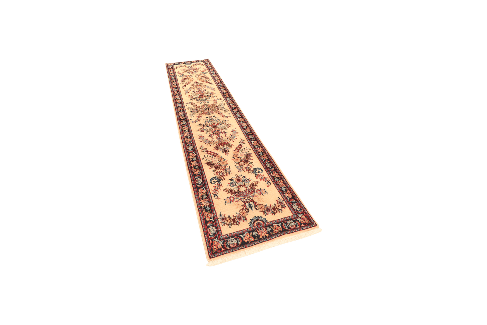 Sarough — Hand-knotted, 67x295 cm, Beige, 100% Virgin Wool | View 5