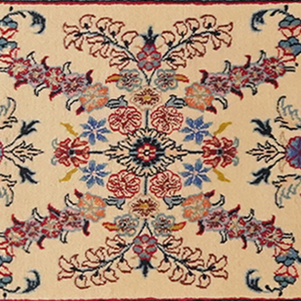 Sarough — Hand-knotted, 72x308 cm, Beige, 100% Virgin Wool | View 4