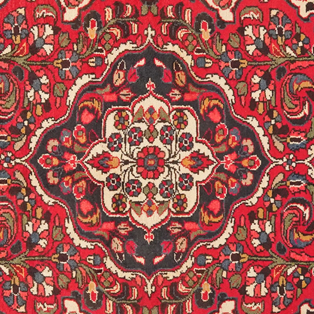 Bourtchalou — Hand-knotted, 110x156 cm, Red, 100% Virgin Wool | View 4