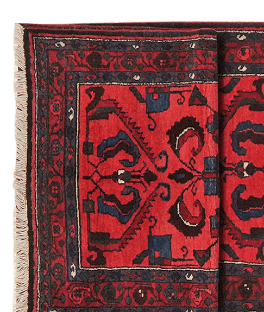 Mehreban — Hand-knotted, 89x479 cm, Red, 100% Virgin Wool | View 3