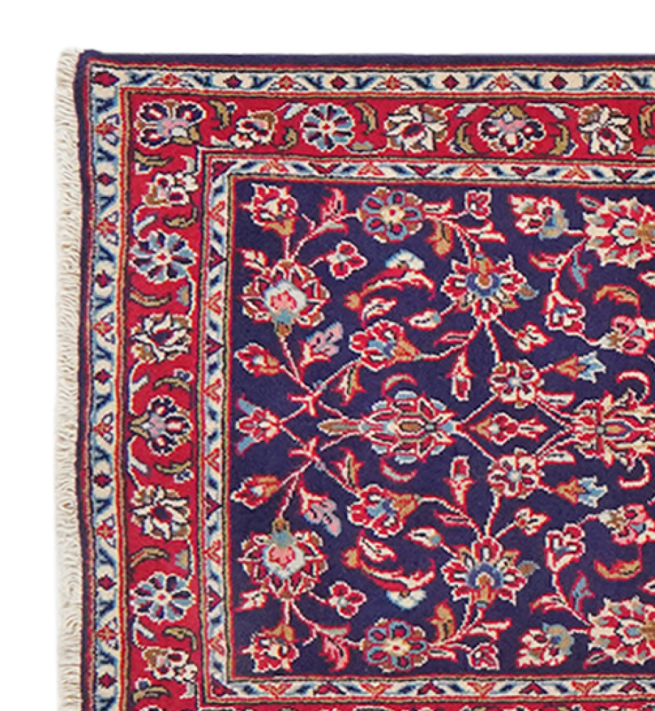 Ardakan — Hand-knotted, 70x303 cm, Blue, 100% Virgin Wool | View 3