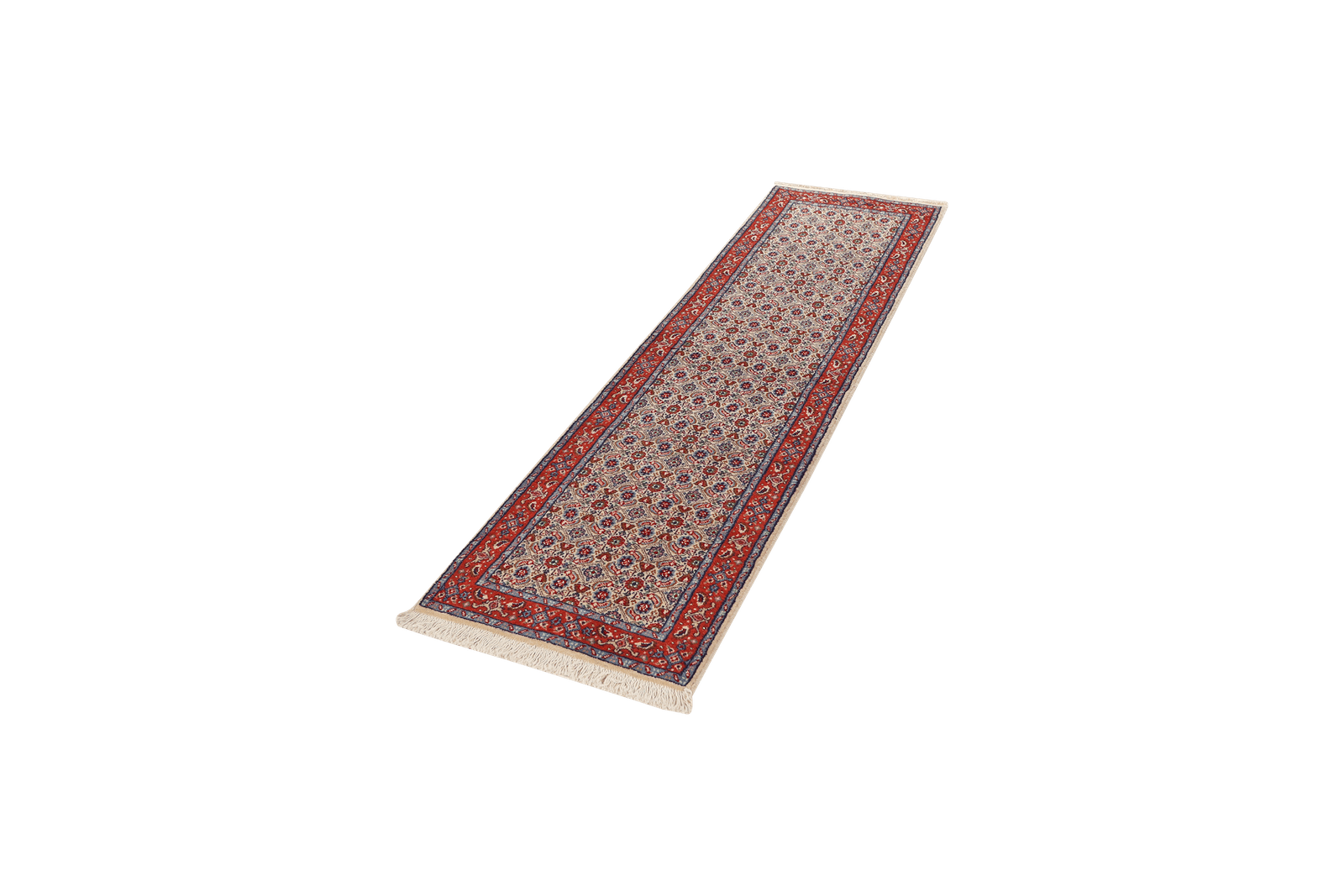 Moud Mahi — Hand-knotted, 50x196 cm, Beige, 100% Virgin Wool | View 5