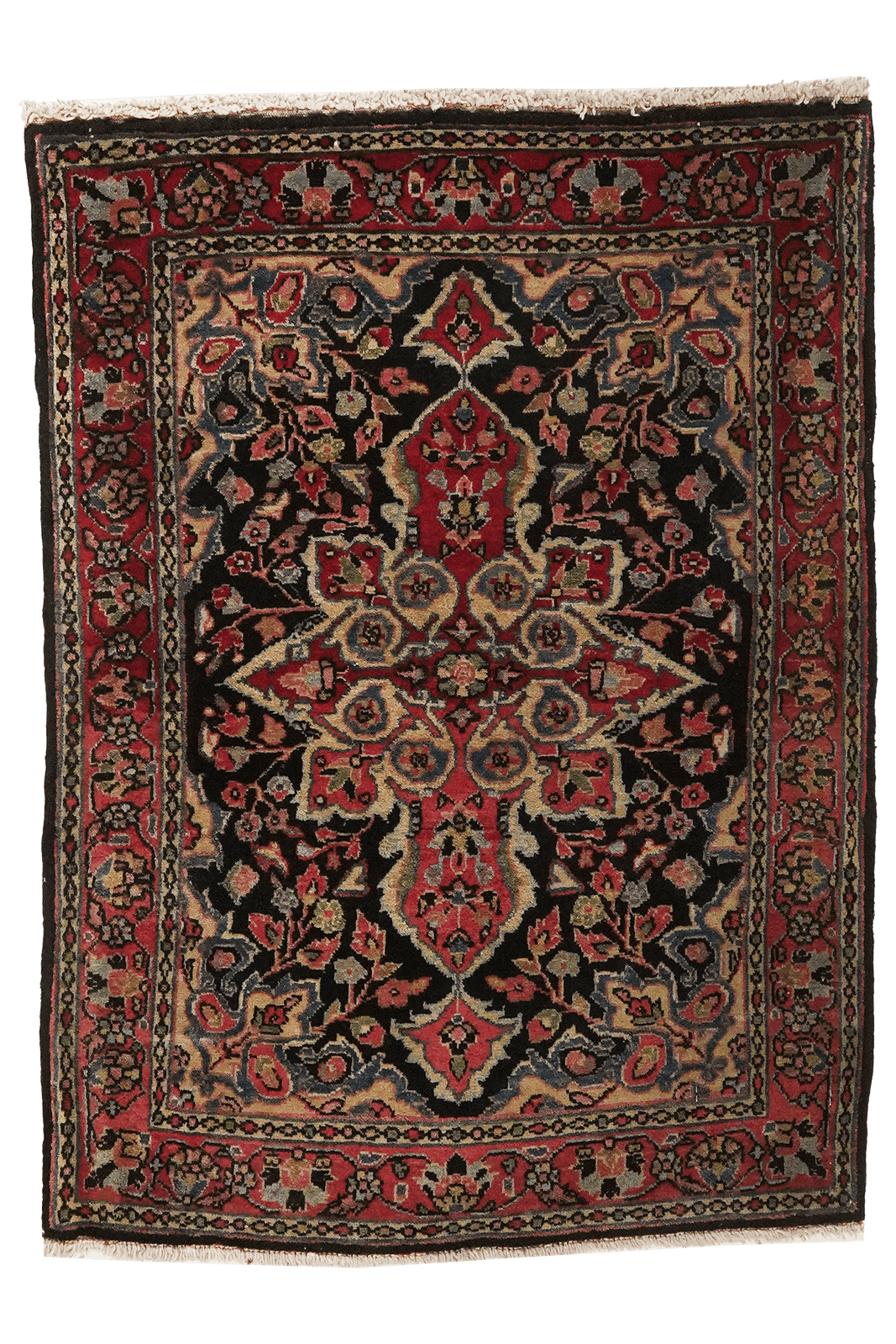 Djozan — Hand-knotted, 59x81 cm, Blue, 100% Virgin Wool | Main view