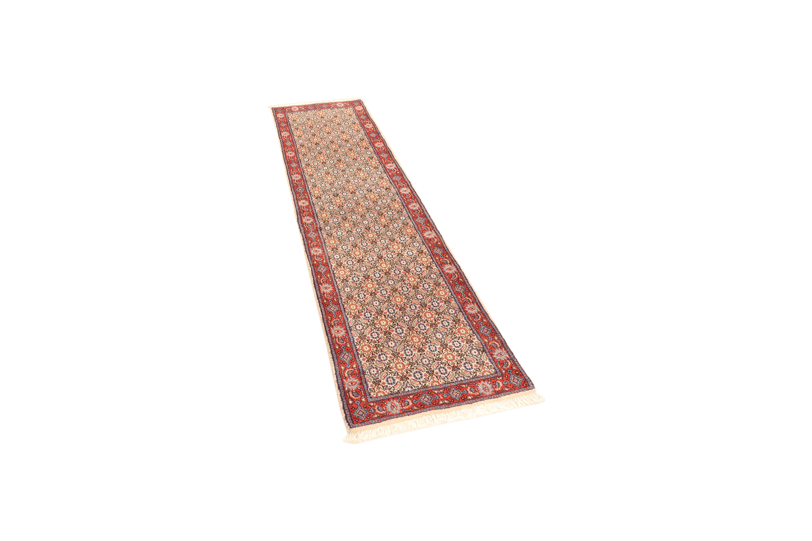 Moud Mahi — Hand-knotted, 53x202 cm, Beige, 100% Virgin Wool | View 5
