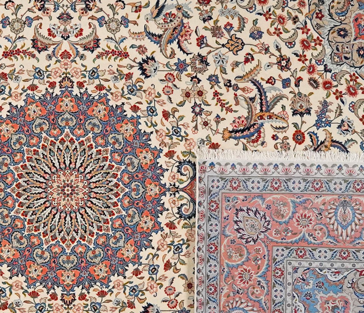 Ilam — Hand-knotted, 197x296 cm, Beige, 100% Virgin Wool | View 6