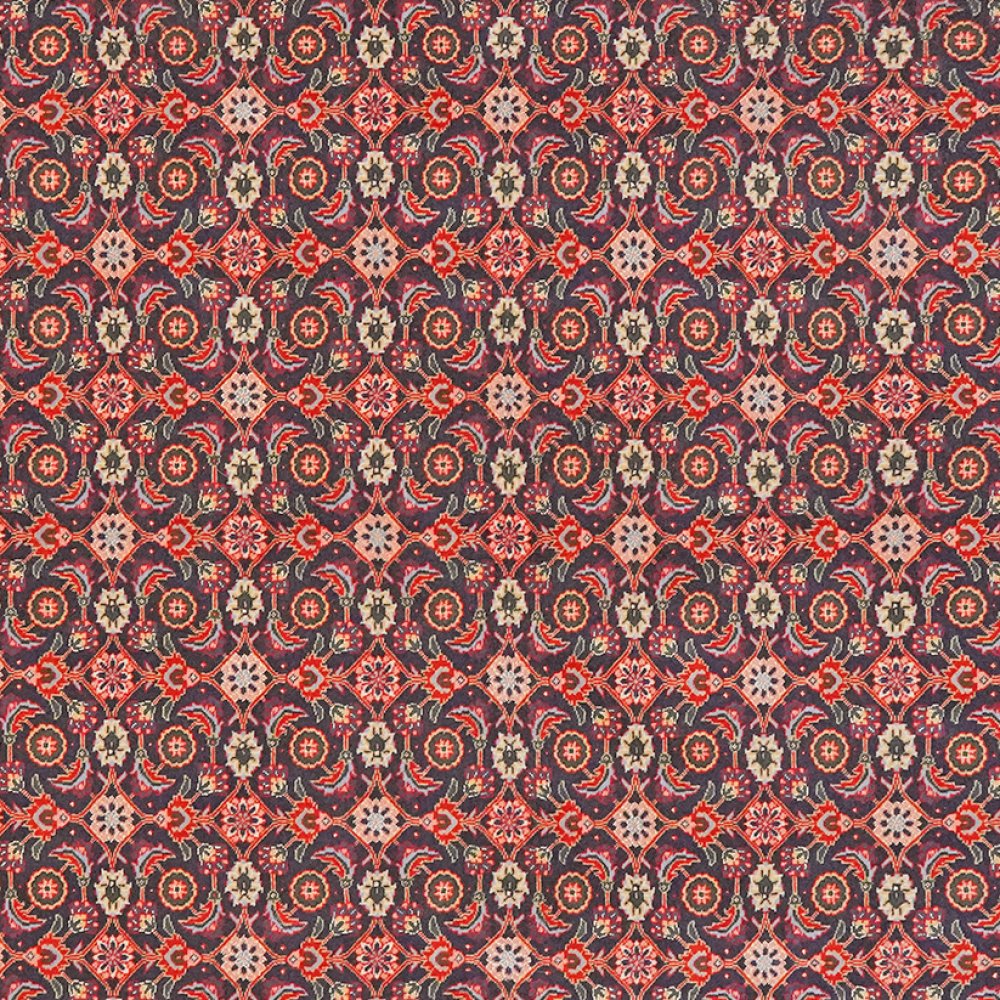 Tabriz 50 Raj — Hand-knotted, 147x190 cm, Blue, 100% Virgin Wool | View 4