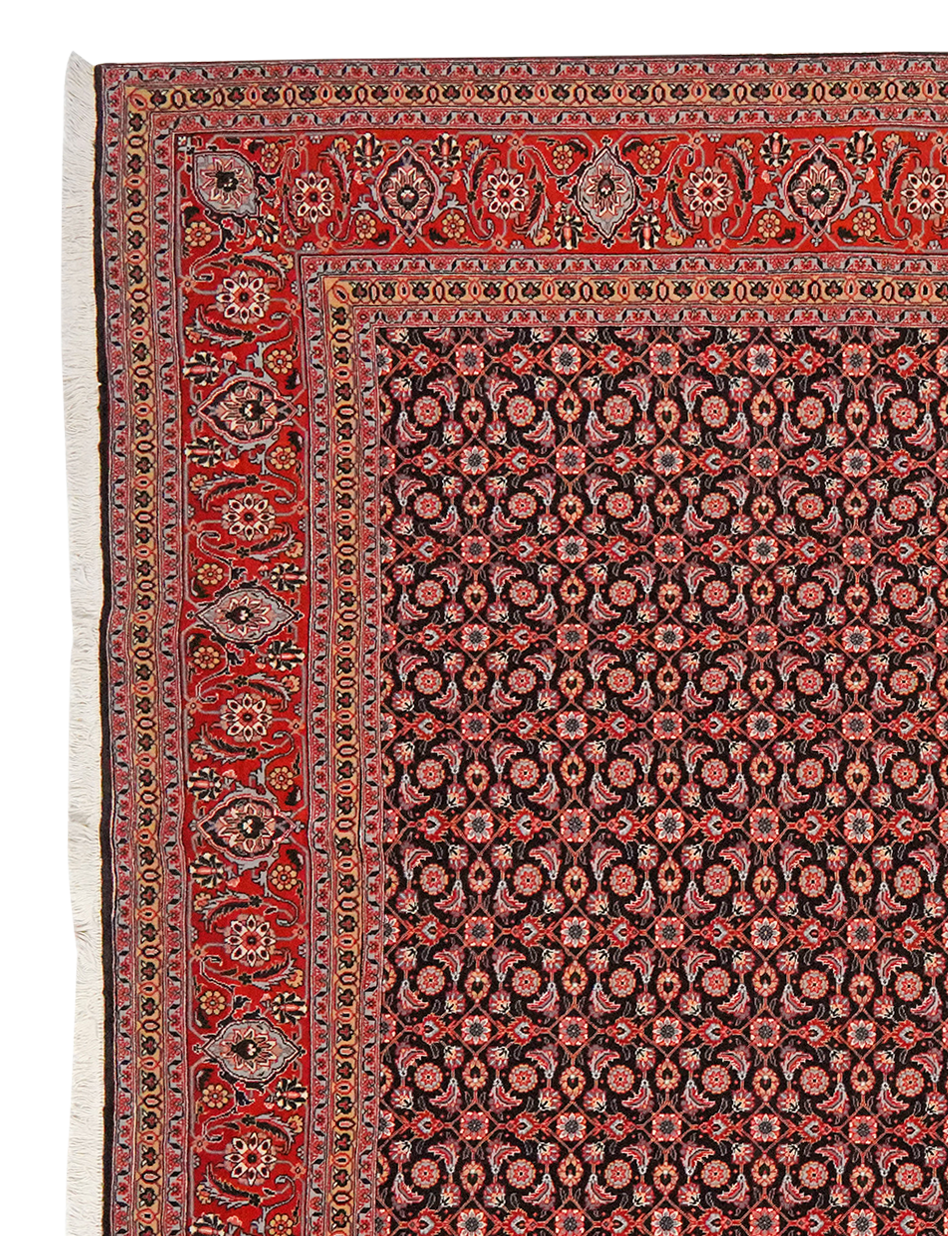 Tabriz 50 Raj — Handgefertigt, 294x199 cm, Rot, 100% Virgin Wool | View 4