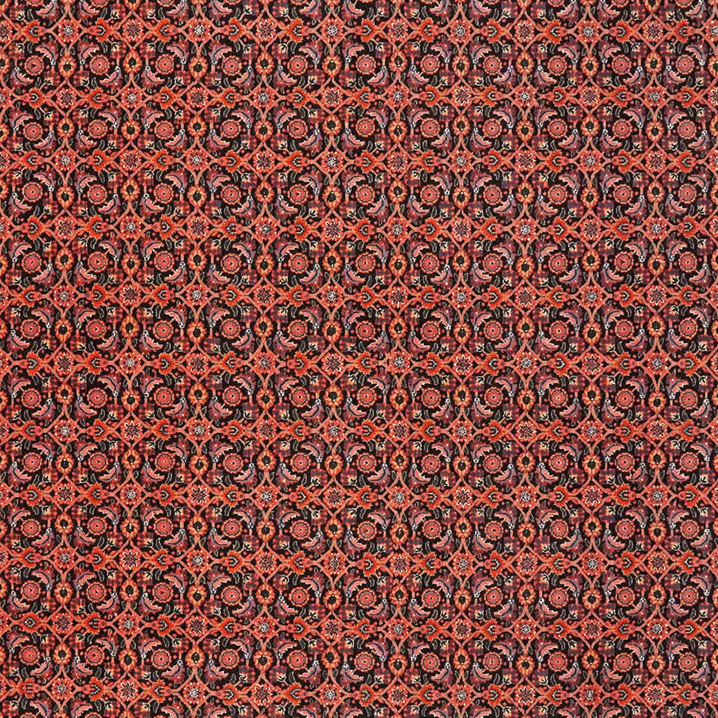 Tabriz 50 Raj — Hand-knotted, 202x297 cm, Black, 100% Virgin Wool | View 4