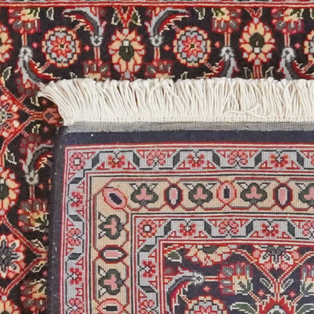 Tabriz 50 Raj — Hand-knotted, 67x199 cm, Blue, 100% Virgin Wool | View 6