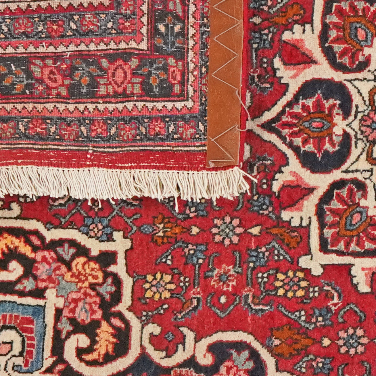 Bidjar — Hand-knotted, 105x153 cm, Red, 100% Virgin Wool | View 6