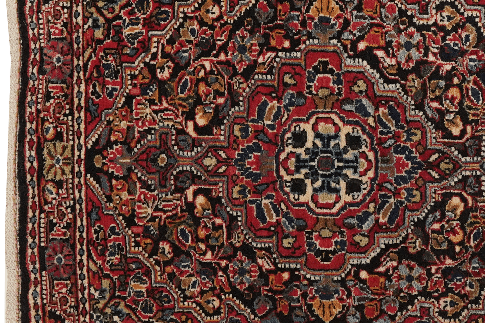 Djozan — Hand-knotted, 62x77 cm, Blue, 100% Virgin Wool | View 3