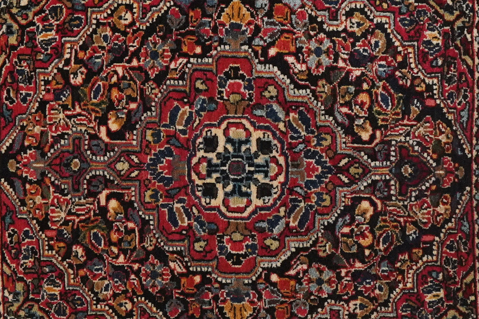 Djozan — Handgefertigt, 77x62 cm, Blau, 100% Virgin Wool | View 5
