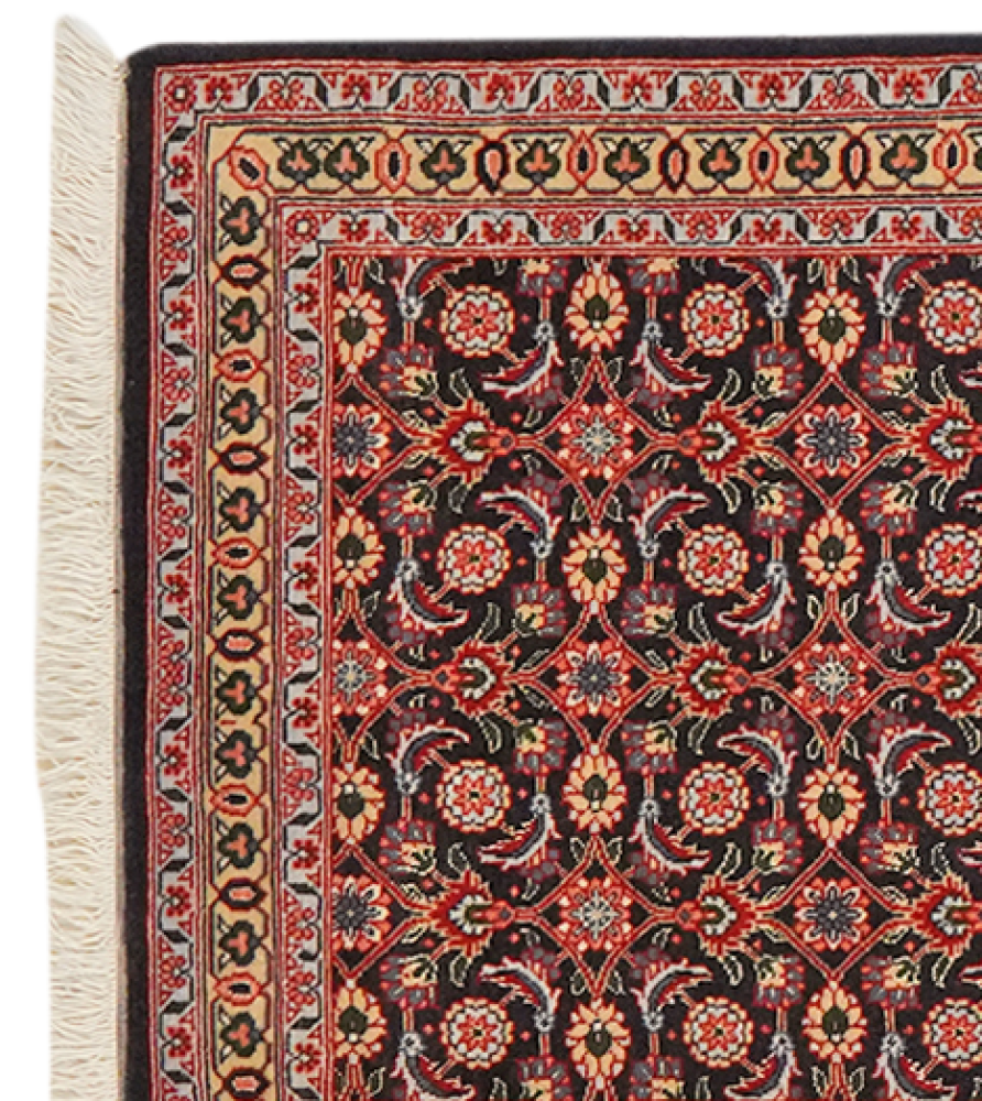 Tabriz 50 Raj — Handgefertigt, 199x65 cm, Beige, 100% Virgin Wool | View 4