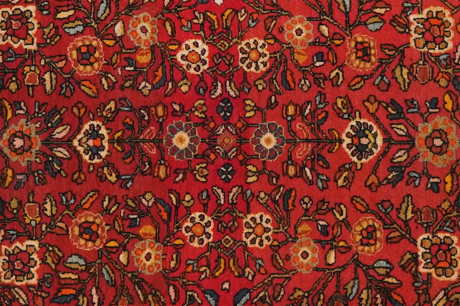 Farahan — Hand-knotted, 57x78 cm, Red, 100% Virgin Wool | View 4