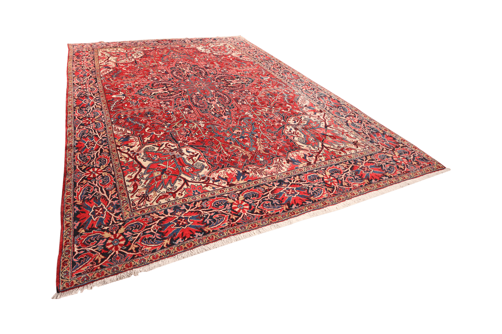 Heriz — Hand-knotted, 298x390 cm, Red, 100% Virgin Wool | View 5