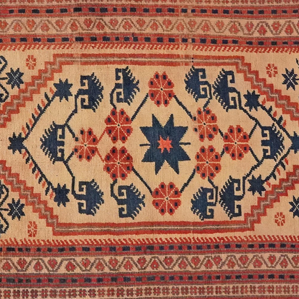 Yagdjibedir — Hand-knotted, 97x173 cm, Beige, 100% Virgin Wool | View 4
