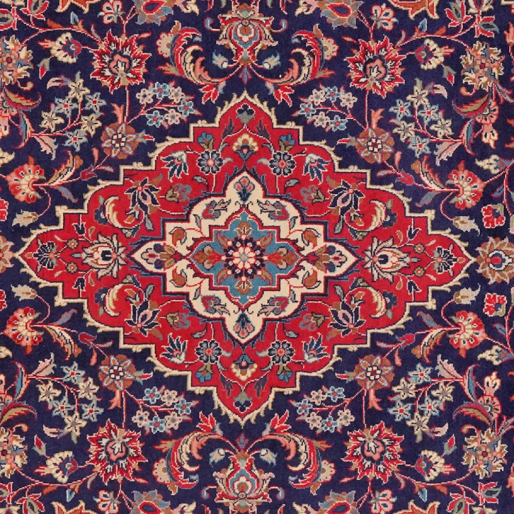 Ardakan — Hand-knotted, 193x310 cm, Blue, 100% Virgin Wool | View 4