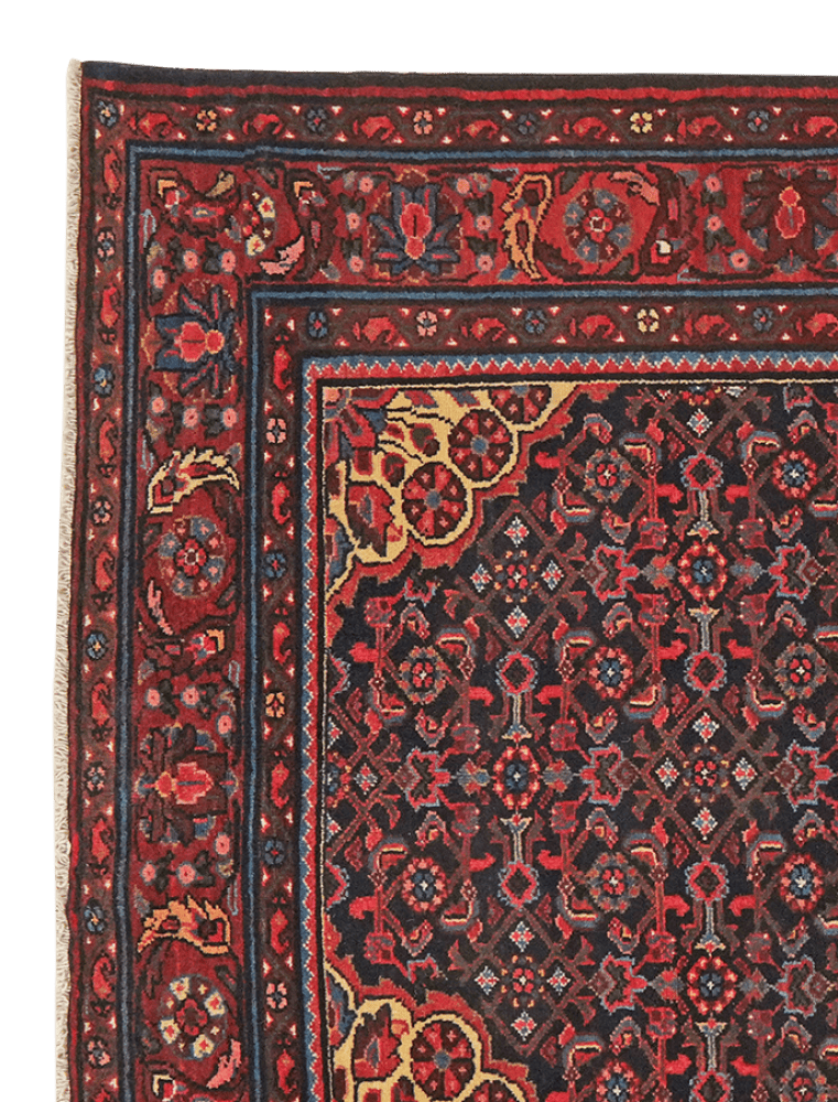 Bourtchalou — Hand-knotted, 131x205 cm, Blue, 100% Virgin Wool | View 3
