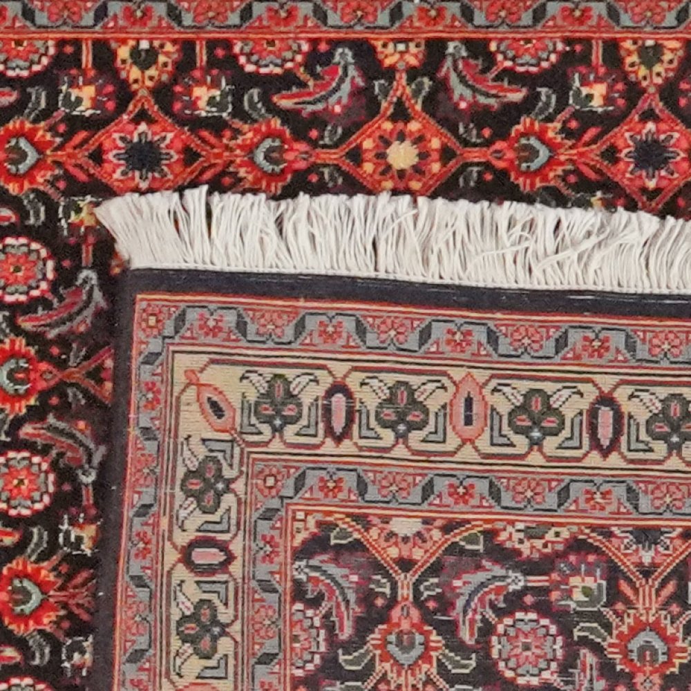 Tabriz 50 Raj — Hand-knotted, 79x293 cm, Orange, 100% Virgin Wool | View 6