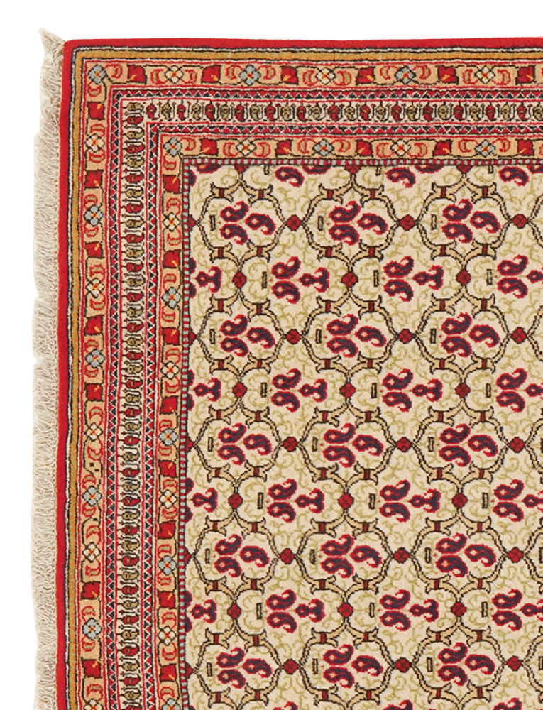Ghoum — Hand-knotted, 104x154 cm, Beige, 100% Virgin Wool | View 3