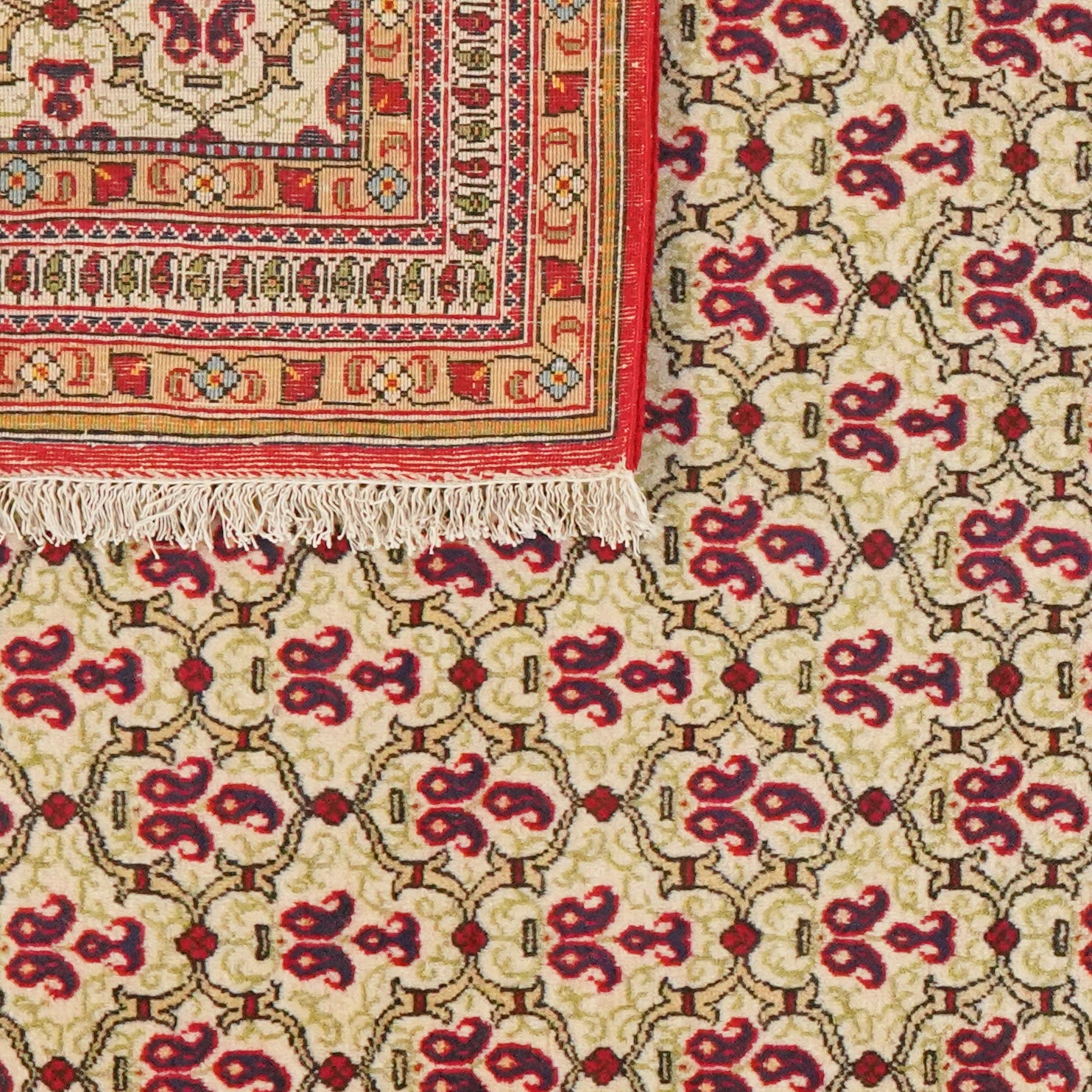 Ghoum — Hand-knotted, 104x154 cm, Beige, 100% Virgin Wool | View 6
