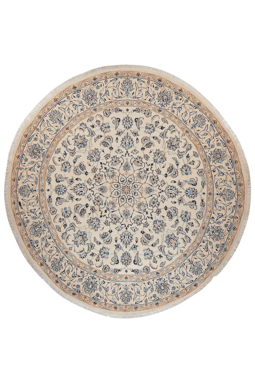 Nain — Hand-knotted, 252x252 cm, Beige, 100% Virgin Wool | Main view
