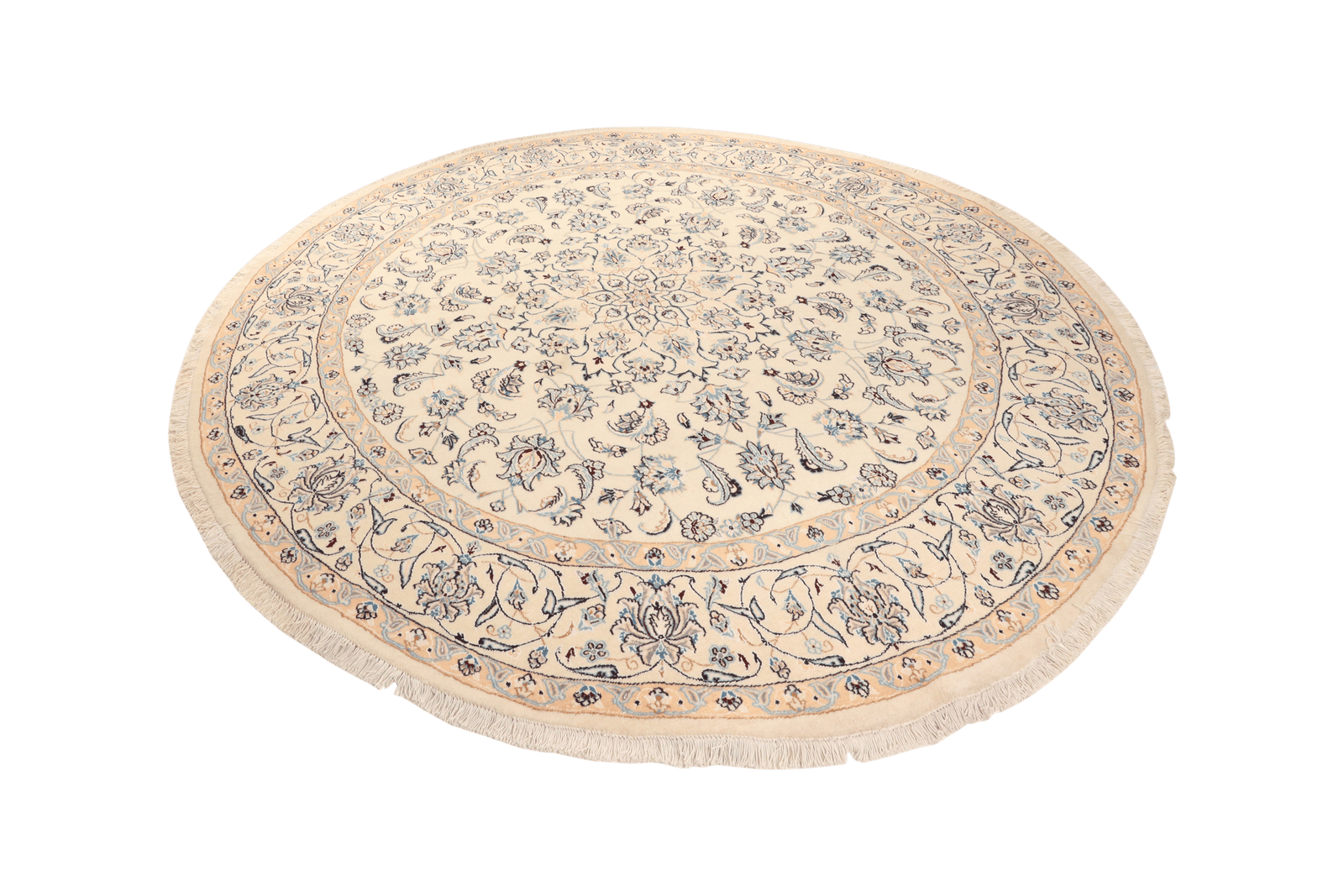 Nain — Hand-knotted, 252x252 cm, Beige, 100% Virgin Wool | View 5