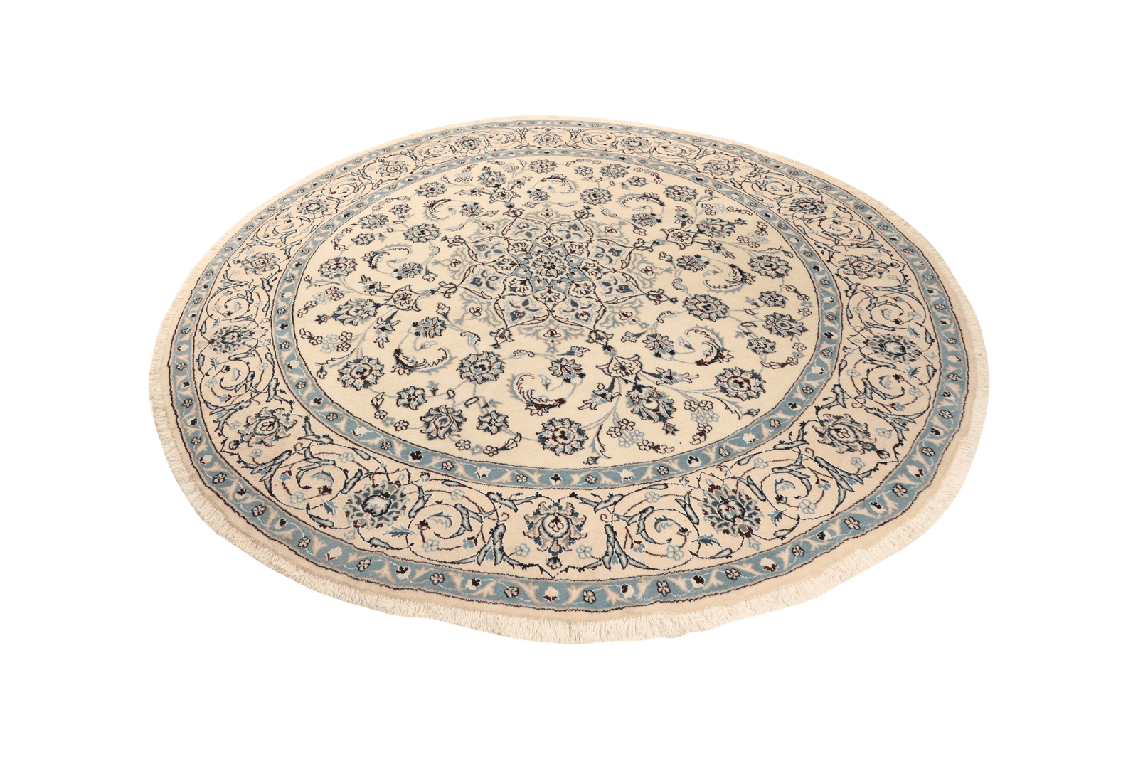 Nain — Hand-knotted, 242x242 cm, Beige, 100% Virgin Wool | View 5