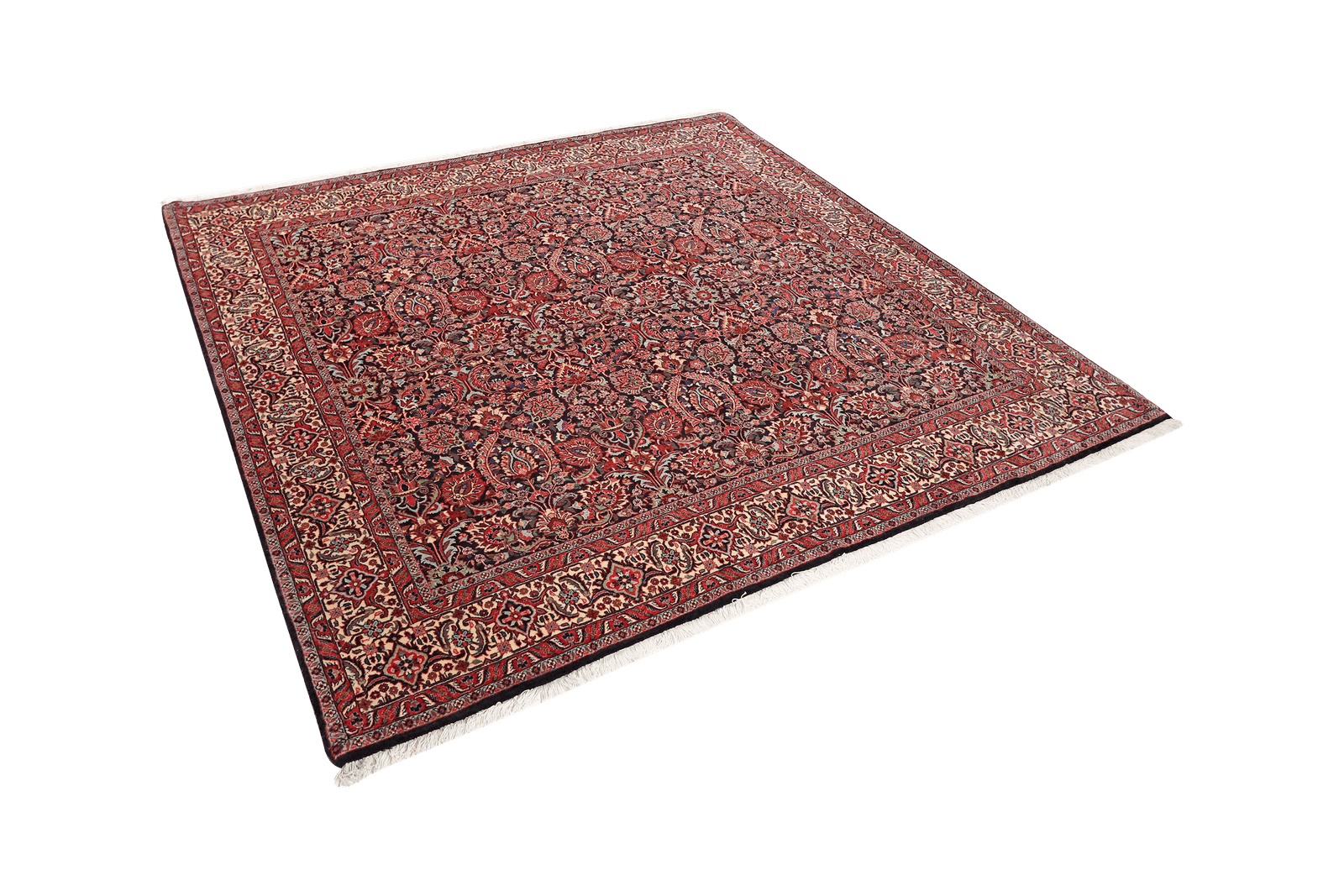Bidjar — Hand-knotted, 205x213 cm, Blue, 100% Virgin Wool | View 5