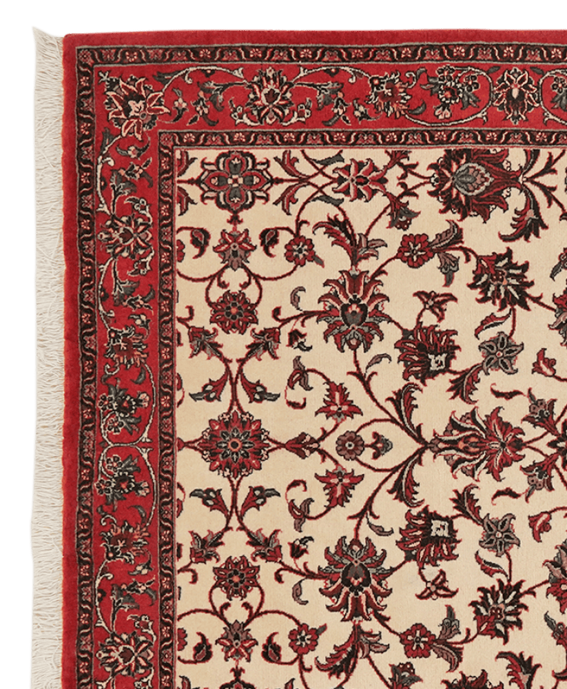 Bidjar — Hand-knotted, 113x171 cm, Beige, 95% Schurwolle, 5% Seide | View 3