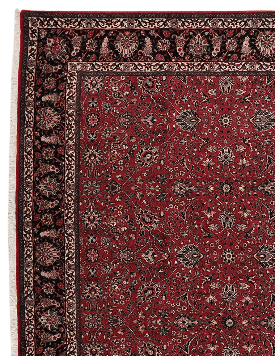 Bidjar Bookan — Hand-knotted, 256x355 cm, Red, 100% Virgin Wool | View 3