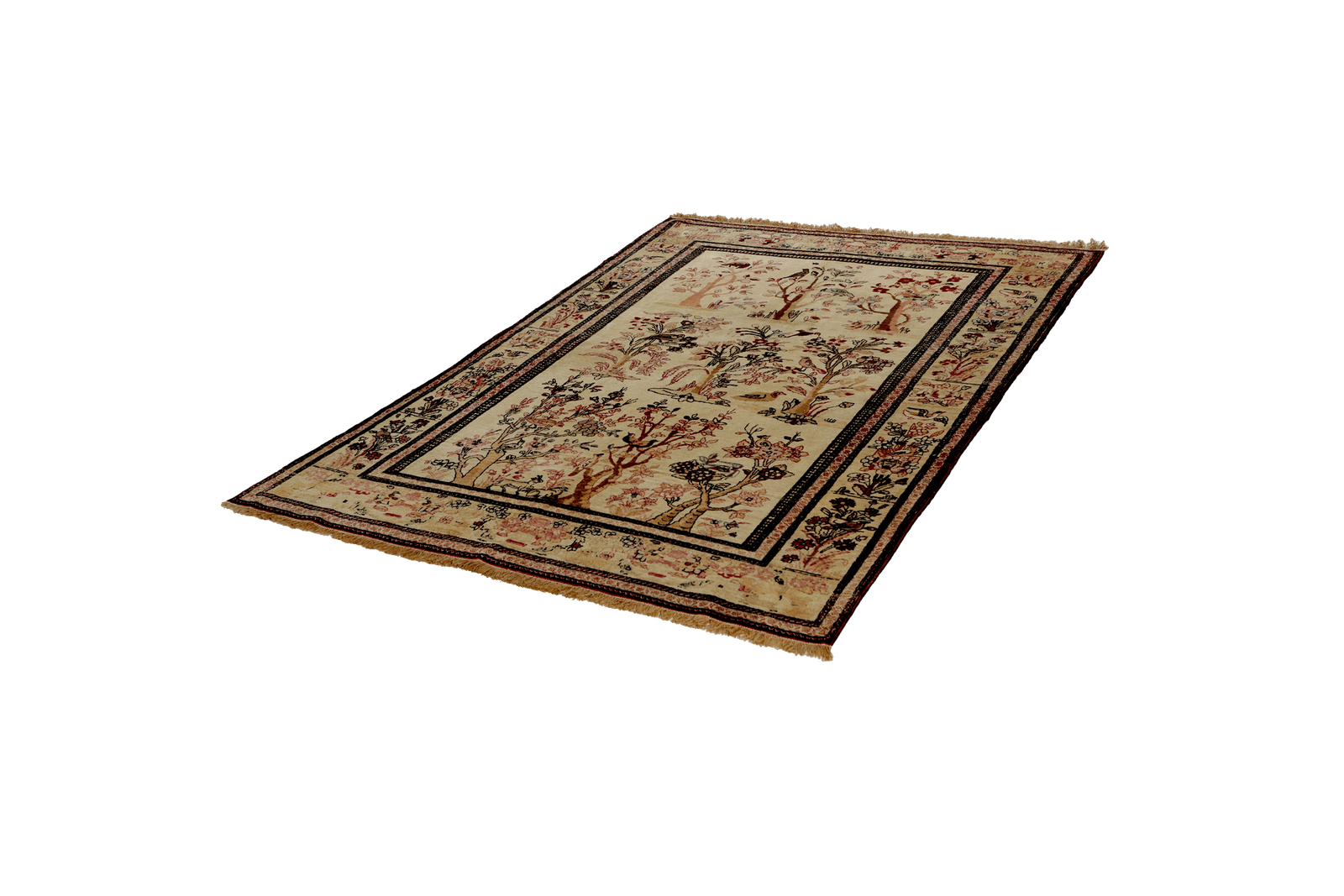 Teheran — Hand-knotted, 140x200 cm, Beige, 100% Virgin Wool | View 5